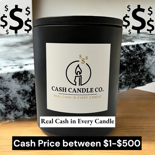 Cash Prize Candle – Win $1 to $500! - Black Ice
