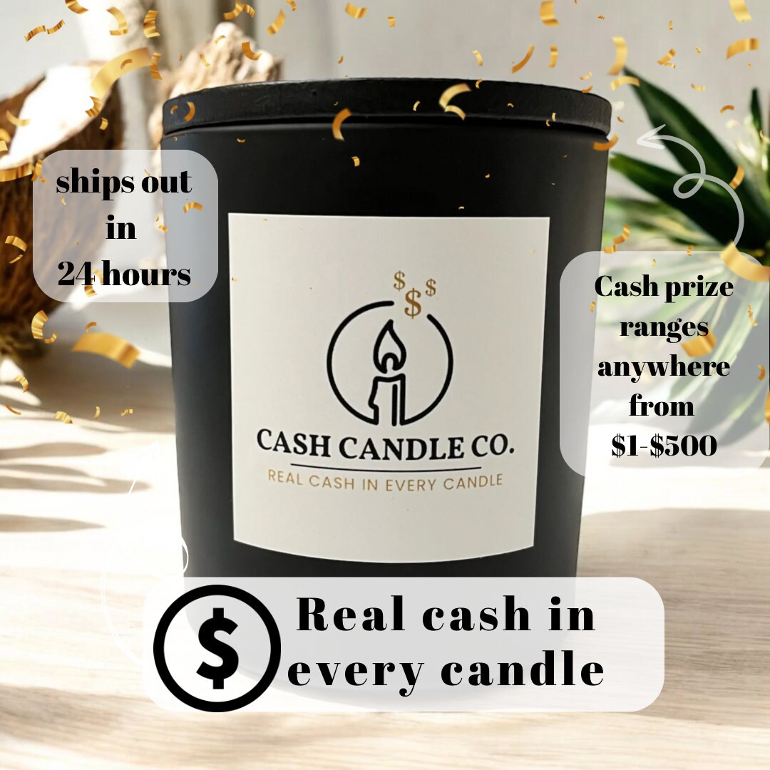 Cash Prize Candle – Win $1 to $500! - Coconut