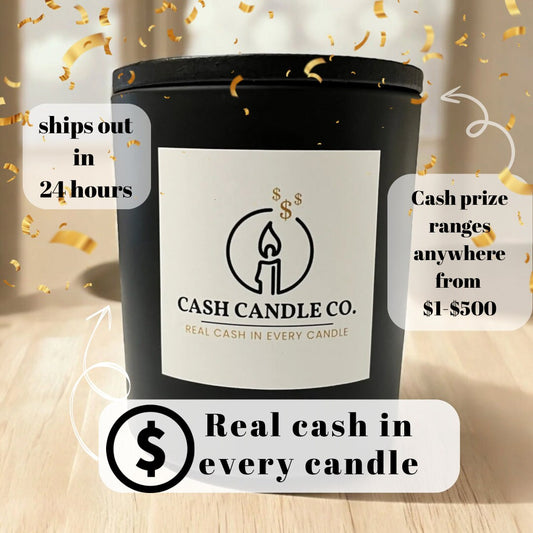 Cash Prize Candle – Win $1 to $500! - Creamy Vanilla