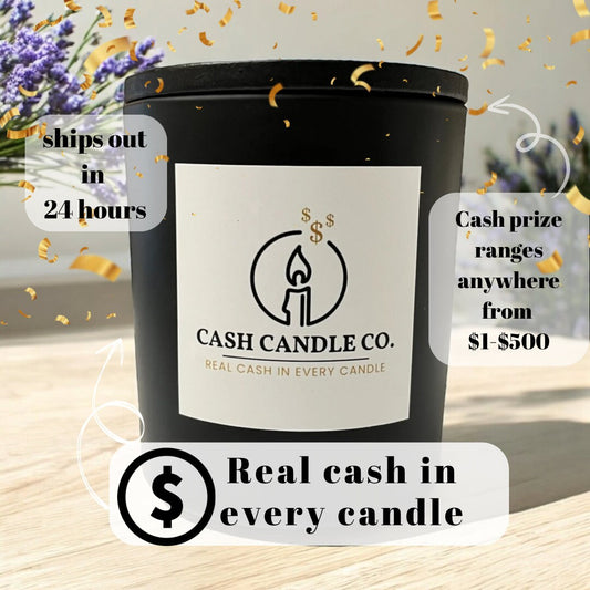 Cash Prize Candle – Win $1 to $500! - Lavendar